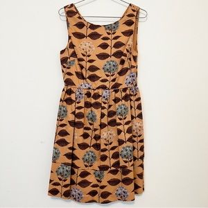 Anthropologie Nadinoo Fluers Hydrangea Floral Dress